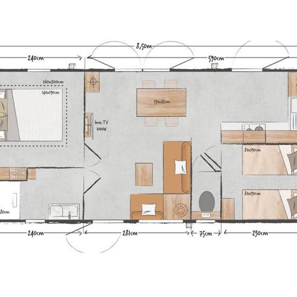 844 2-bed - Garden Side8